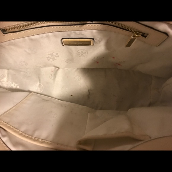 Tory Burch White Mini Robinson Tote - Picture 5 of 7